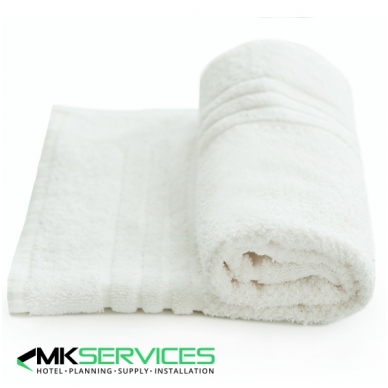 White bath mat 750 g/m2